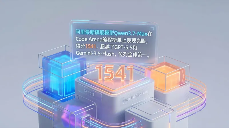阿里千问Qwen3.7-Max编程能力跃居全球第二，Code Arena榜单超越GPT与Gemini