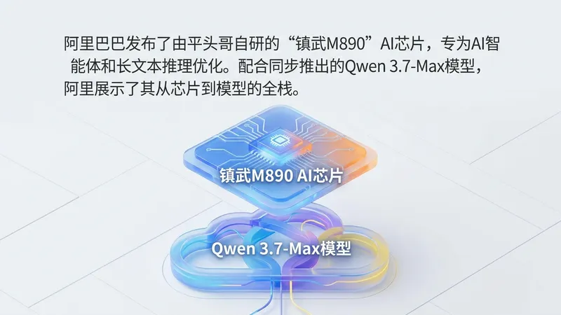 阿里发布自研AI芯片镇武M890及Qwen 3.7-Max，加速摆脱英伟达