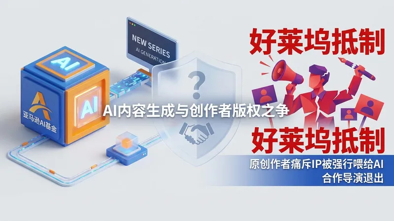 亚马逊AI动画基金引爆行业怒火：创作者声讨，导演被迫退出
