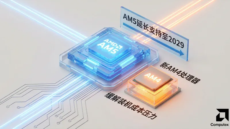 AMD承诺AM5接口支持至2029年，AM4长寿神话续写