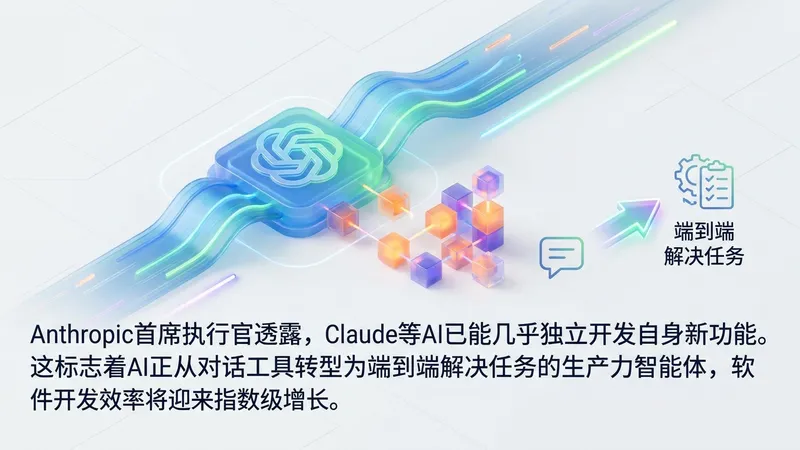 Anthropic CEO：AI已开始自主开发新功能，智能体时代正式开启