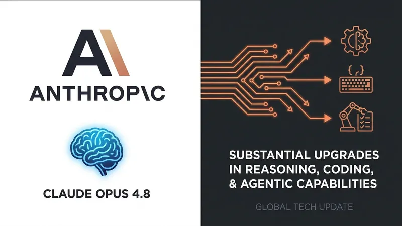 Anthropic Launches Claude Opus 4.8 Targeting Advanced Agent Workflows