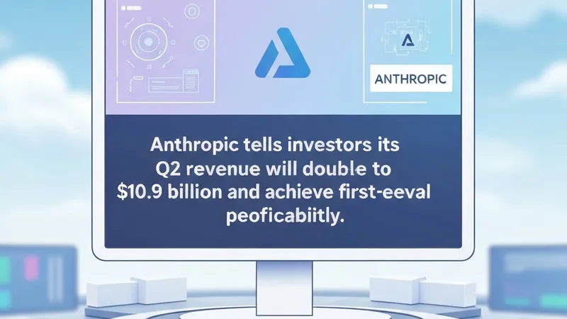 Anthropic 预计第二季度营收突破 100 亿美元，将首次实现盈利