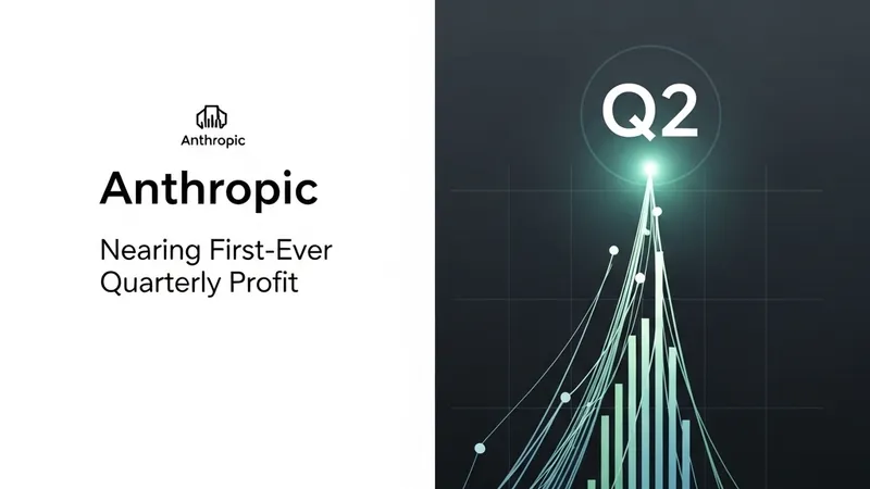 Anthropic Projects First Quarterly Profit as Q2 Revenue Hits $10.9 Billion