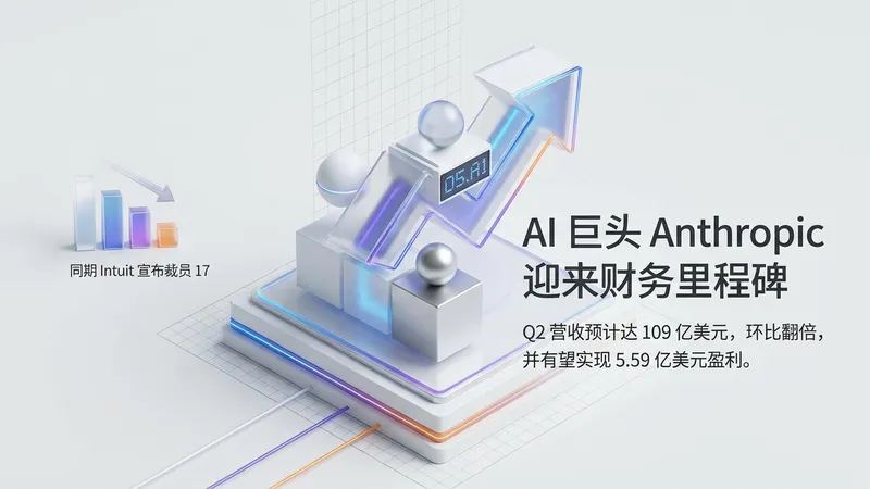 Anthropic 预计实现首次单季盈利：Q2 营收翻倍至 109 亿美元