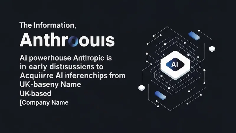 Anthropic Reportedly in Early Talks to Purchase AI Inference Chips from UK's Fractile for 2027 Supply