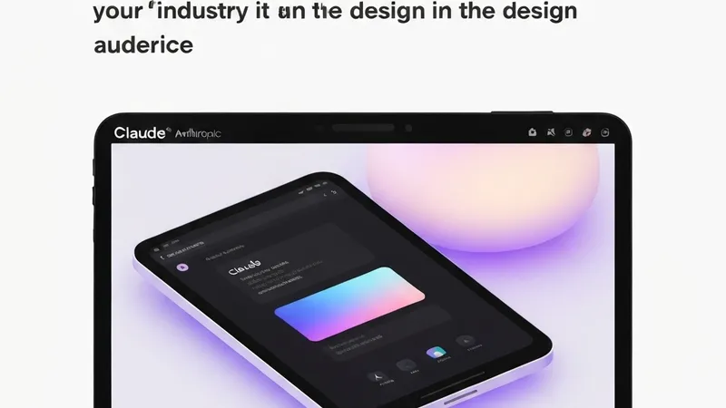 Anthropic Launches Claude Design: A New AI Paradigm to Rival Figma in Product Design