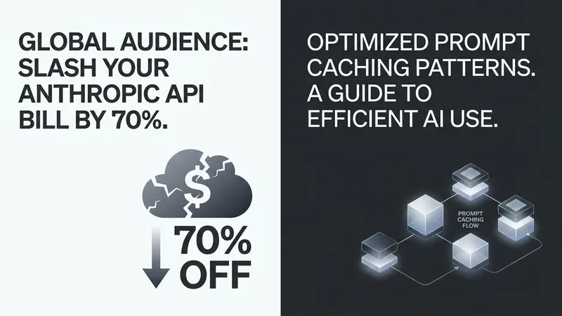 5 Anthropic Prompt Caching Patterns to Slash Your API Bill by 70%