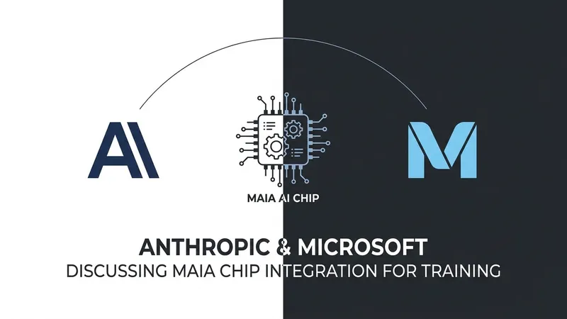 Anthropic in Talks to Use Microsoft's Custom AI Chips, Reports Say