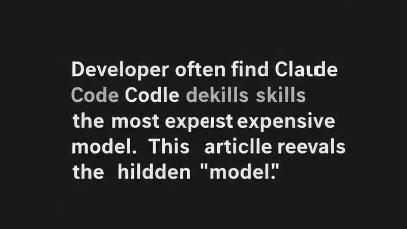 Unlock Claude Code Skill Optimization: Leveraging the Model Field for Cost-Effective AI Agent Workflows