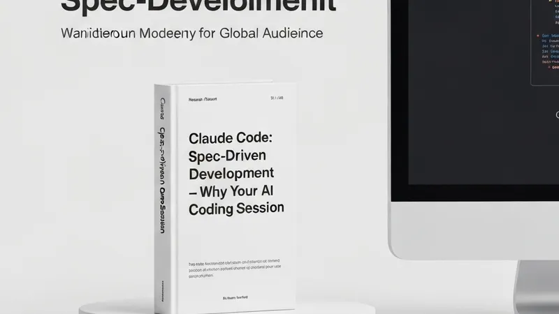 Claude Code: Spec-Driven Development – Overcoming the 'Three-Hour Barrier' in AI Coding Sessions