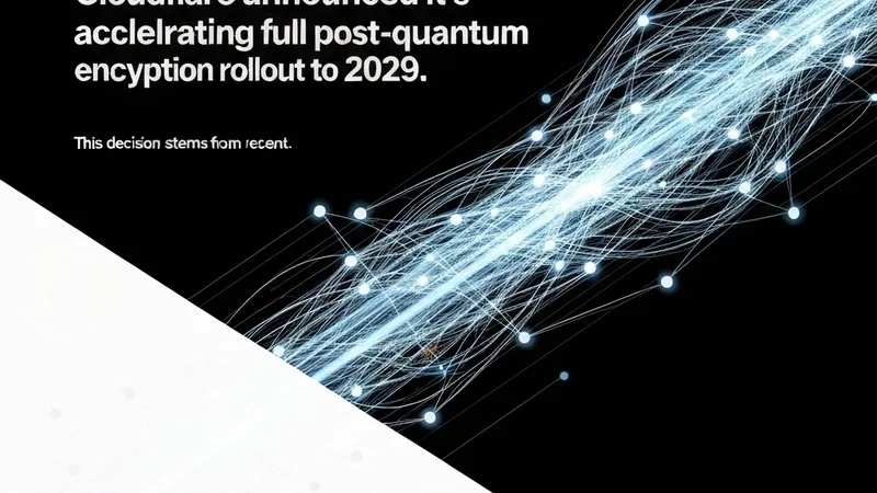 Cloudflare Accelerates Post-Quantum Encryption Rollout to 2029 Amidst Emerging Quantum Threat