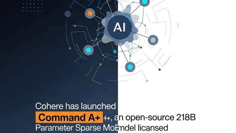 Cohere Debuts Command A+: A 218B Sparse MoE Model Optimized for Enterprise Agentic Workflows
