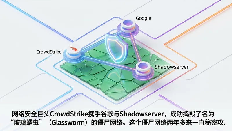 CrowdStrike与谷歌联手，捣毁“玻璃蠕虫”僵尸网络保护开源开发者