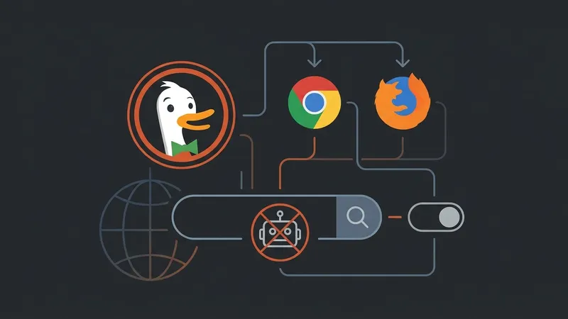 DuckDuckGo推出无AI搜索插件，一键设为默认过滤AI内容