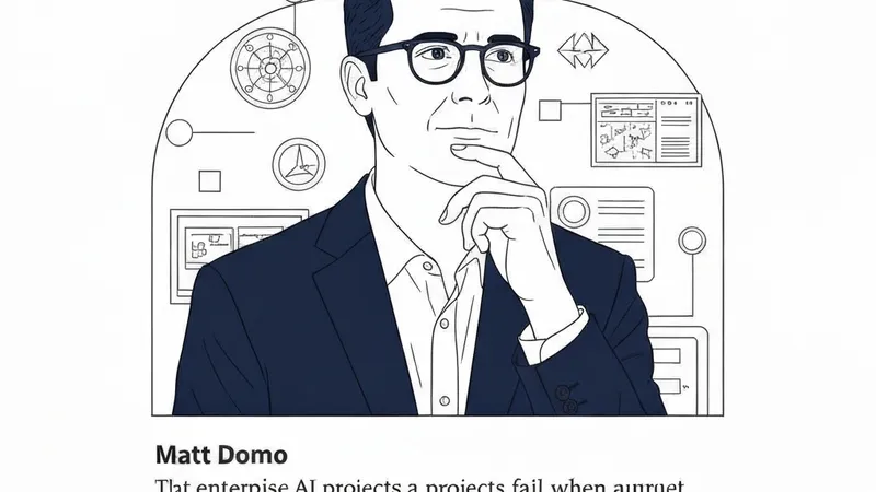 Ex-AWS Leader Matt Domo: Enterprise AI Success Hinges on People and Organizational Change, Not Just Tech