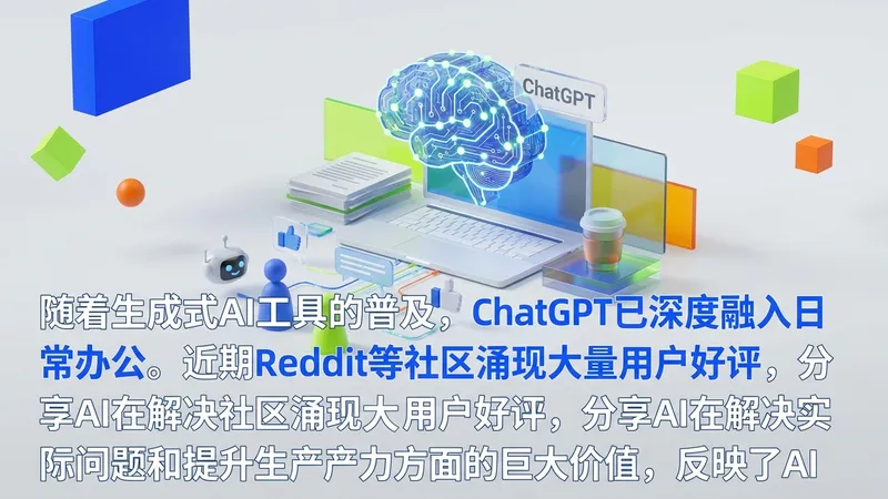 用户致谢ChatGPT：生成式AI正深刻改变日常工作流与效率