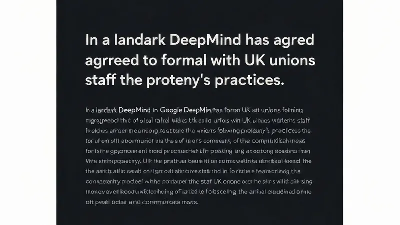 Google DeepMind因AI军事用途争议与英国工会开启历史性谈判
