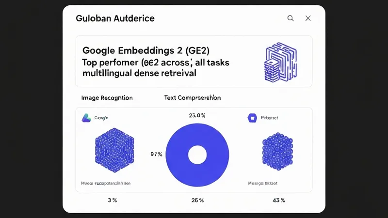 Google Embeddings 2 Leads in Multilingual Dense Retrieval and RAG, Open-Source Alternatives Excel in Latency