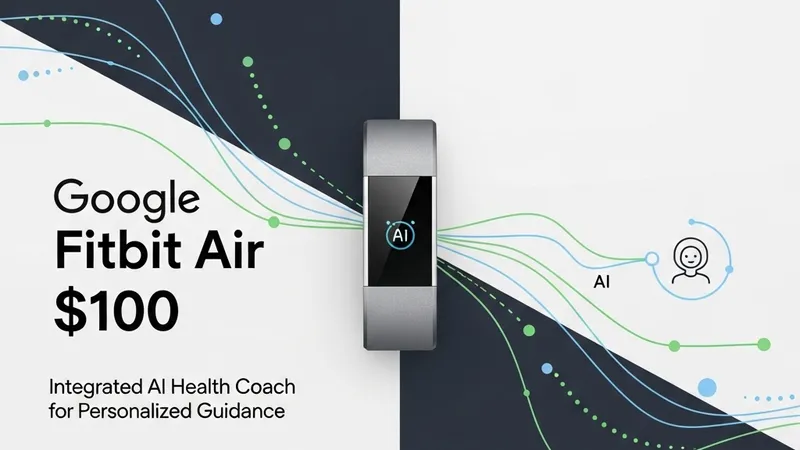 Google's Fitbit Air with AI Health Coach Challenges Whoop at $100 Price Point