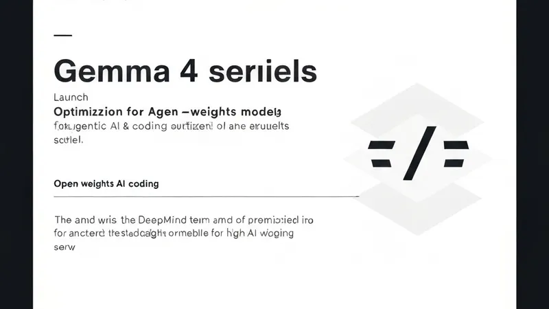 Google Unveils Gemma 4 Open-Weights Models for Agentic AI and Coding, Targeting Enterprise Sector