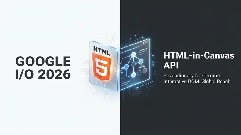 Google I/O 2026 Unveils HTML-in-Canvas API: Bridging the Gap Between DOM and GPU