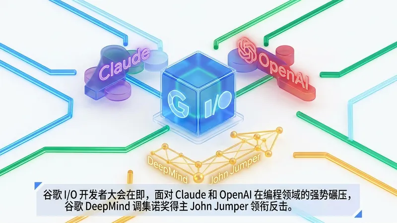 谷歌 I/O 大会前瞻：DeepMind 诺奖得主带队，誓夺 AI 编程与科学主权