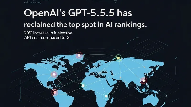 GPT-5.5 Tops AI Benchmarks Despite 20% API Cost Increase and High Hallucination Rate
