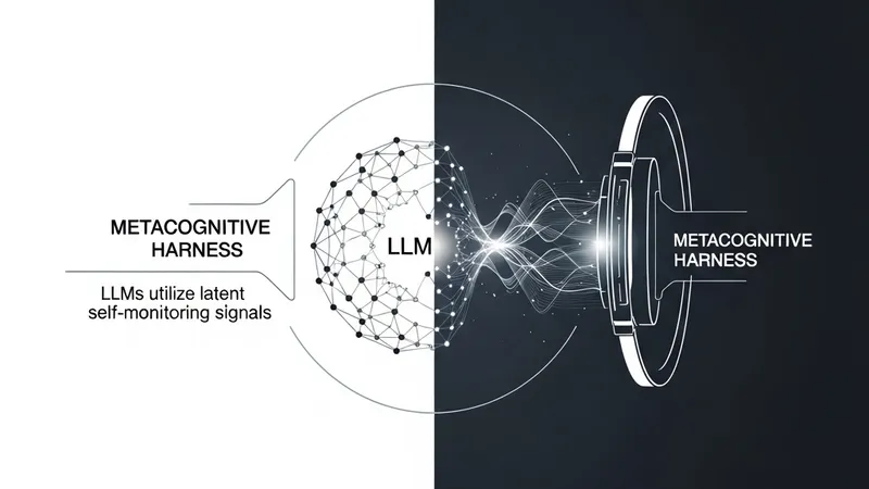LLMs Know When They Know: A Metacognitive Harness for Test-time Scaling