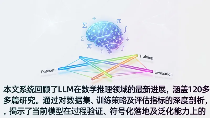LLM数学推理全景综述：从基准测试到架构与评估挑战