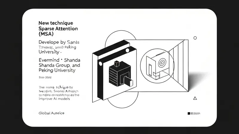 Memory Sparse Attention Scales LLM Memory to 100 Million Tokens, Addressing Long-Term Context Challenges