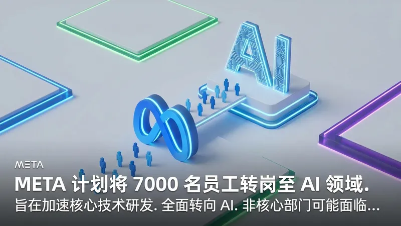 Meta 内部大重组：7000 名员工调岗至 AI 部门，或伴随裁员计划