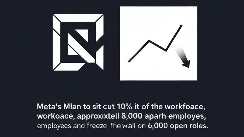 Meta to Cut 8,000 Jobs, Halt 6,000 Hires, Prioritizing AI Amid Efficiency Drive