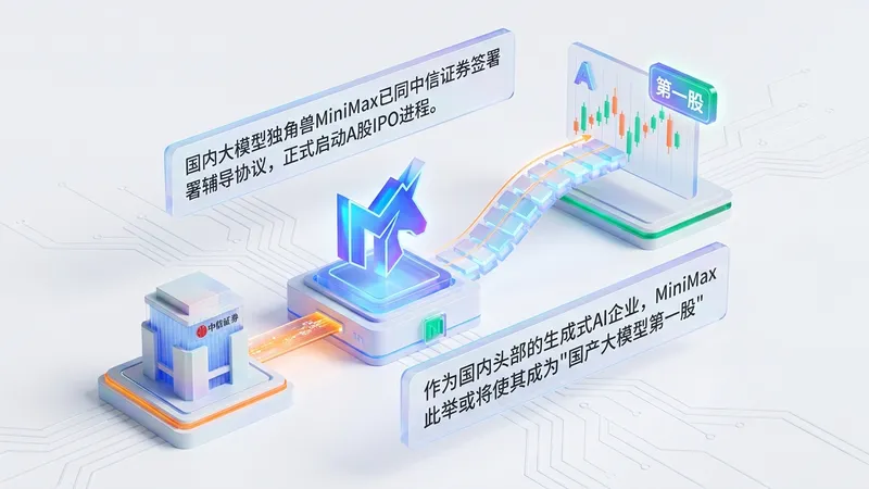 AI独角兽MiniMax正式启动A股上市辅导，冲刺“大模型第一股”