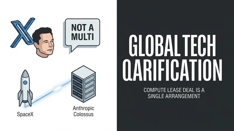 Musk Clarifies SpaceX-Anthropic Compute Deal: Only a 180-Day Commitment