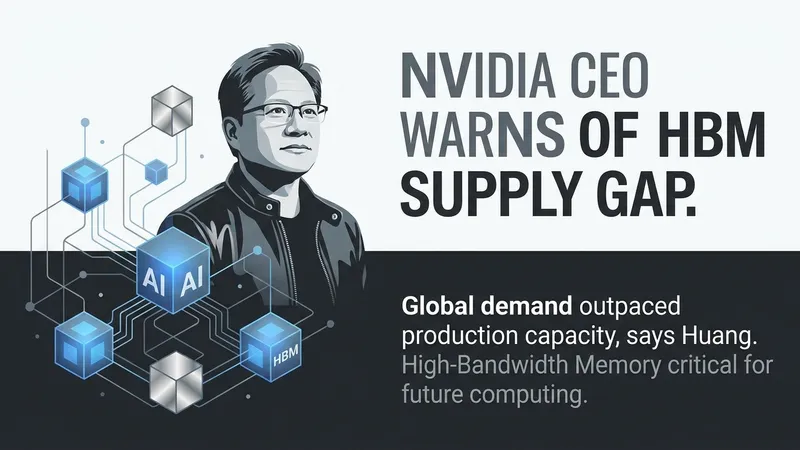 Nvidia's Huang Sees AI Memory Demand Outpacing Supply Capacity