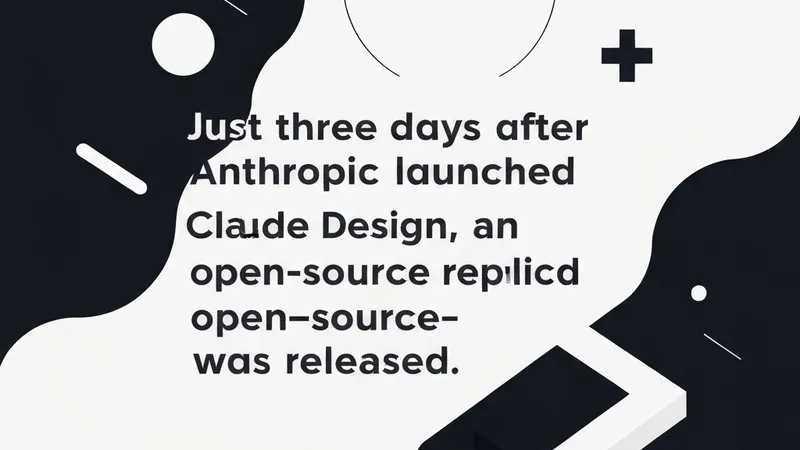 Open Claude Design: Rapid Open-Source Replica of Anthropic's AI Design Tool Built on Atomic Workflow