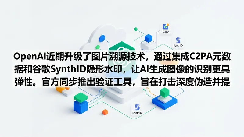 OpenAI推出图片鉴别工具：引入C2PA标准与Google SynthID水印