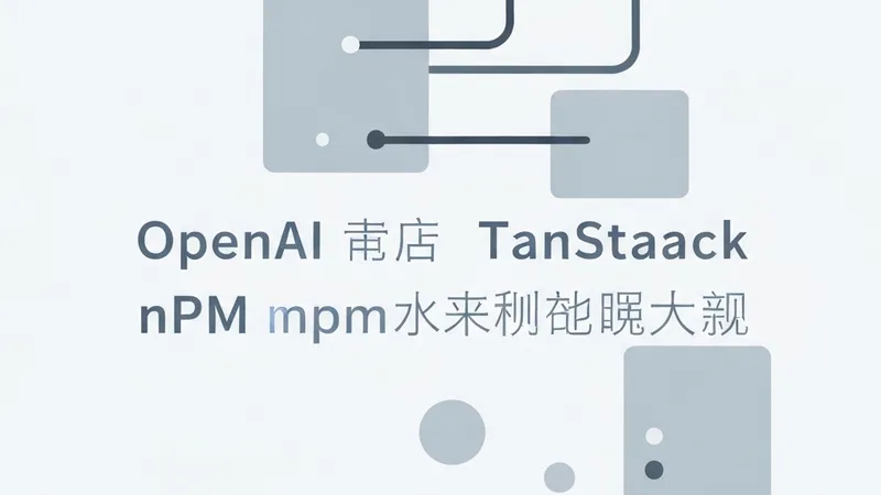 OpenAI 确认 TanStack npm 供应链攻击未导致用户数据泄露