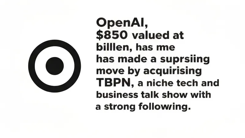 OpenAI's Acquisition of TBPN: An Unexpected Deal with Strategic Logic