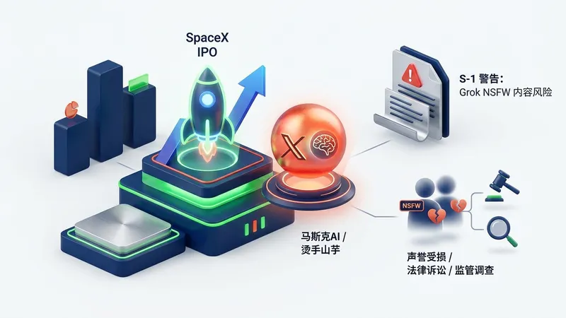 SpaceX在S-1文件中警告：Grok生成的NSFW内容已成重大业务风险