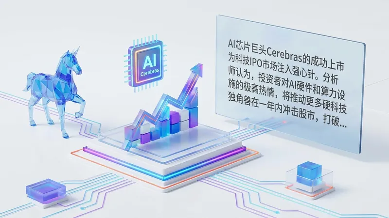 Cerebras上市大捷：华尔街预见AI科技企业IPO热潮回归