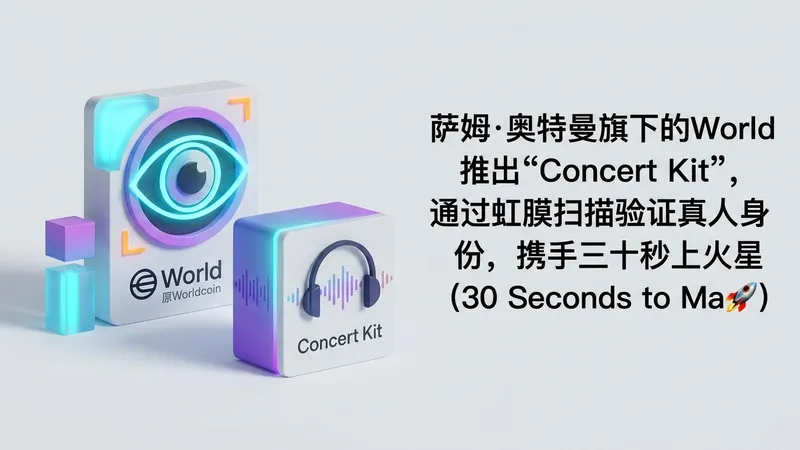 奥特曼推眼球扫描防黄牛：World推出Concert Kit打击AI抢票