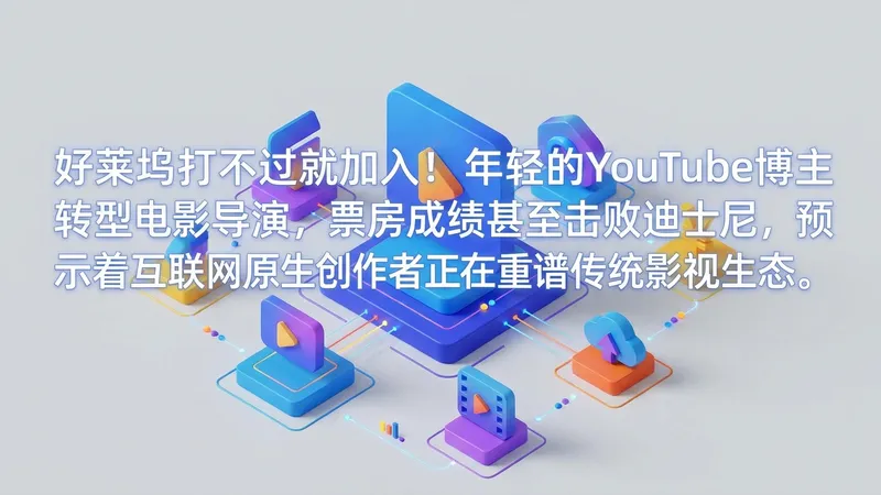 YouTube导演票房击败迪士尼，好莱坞正被网红拯救？